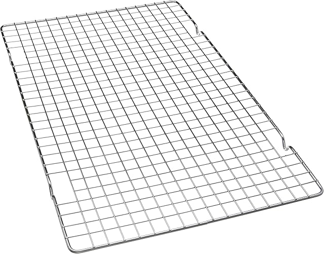 Dexam 17840907 Rectangular Cooling Rack 40cm x 25cm, Silver