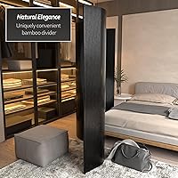 Vista 167 de Red Lantern Pantalla de onda de bambú corta de 4 pies - Blanco