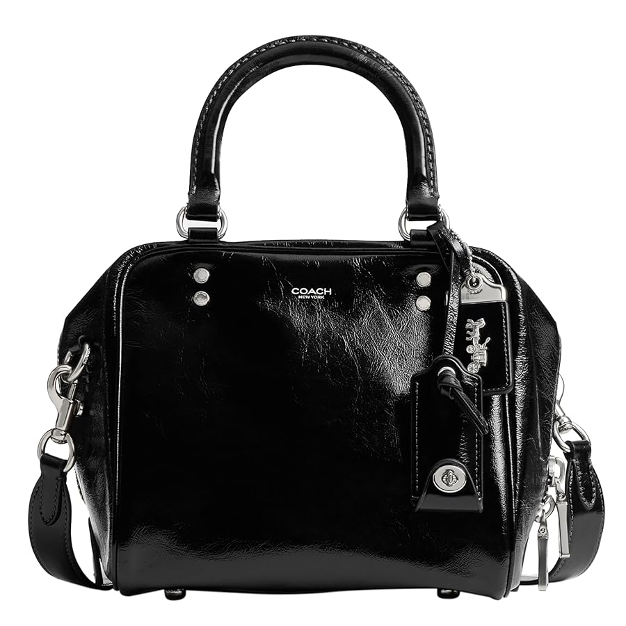 COACH キューブローグバッグ20 Coach Rogue Cube 20, LH/Black: Handbags: Amazon.com