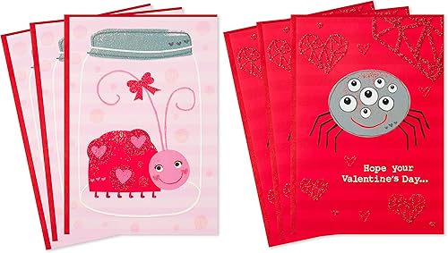 Hallmark Paquete de 3 tarjetas de cacahuetes para el día de San Valentín Snoopy y Charlie Brown