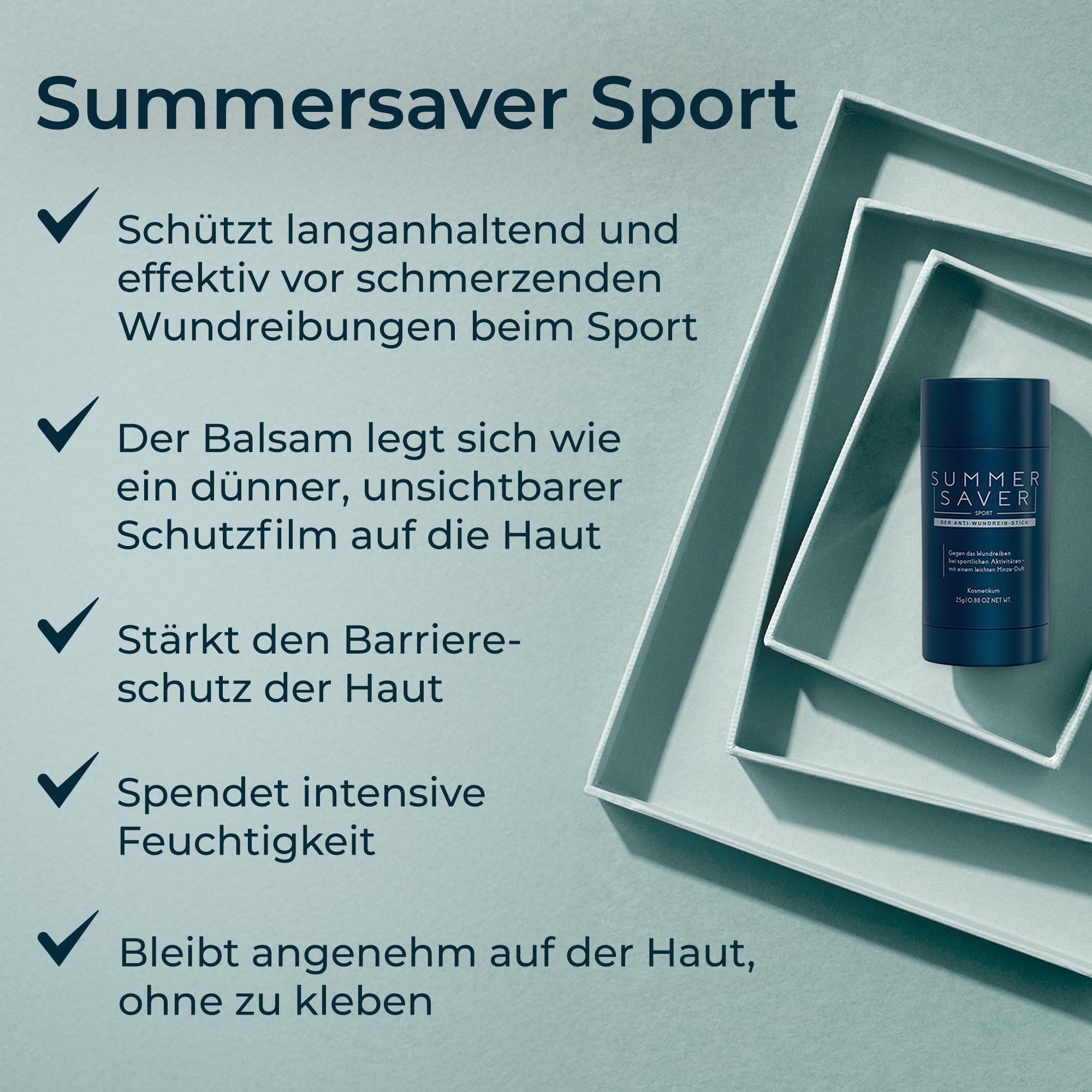 SUMMERSAVER Kirsch X 2 The Anti-chafing Stick That Protects Your Skin Long-lasting And Effective Protection, Dermatologically Tested, Limited Edition Angelina Kirsch Delicate Cherry Blossom Fragrance