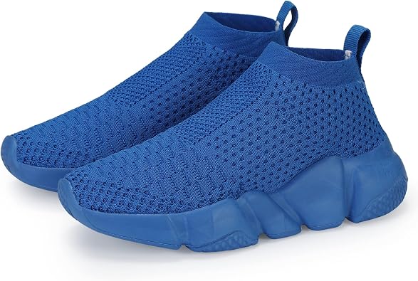 Casbeam Boys and Girls Breathable Lightweight Fashion Casual Sports Walking Shoes Running Sneakers High Top (Toddler/Little Kid Bib Kid)