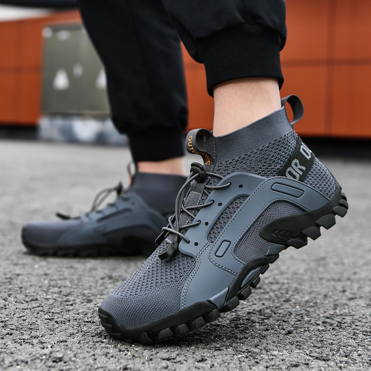 VTASQ Chaussure de Randonnee Homme Femmes Bottes en Plein Trekking Chaussures de Trail Antidérapantes Chaussures de Marche Respirantes Sneakers