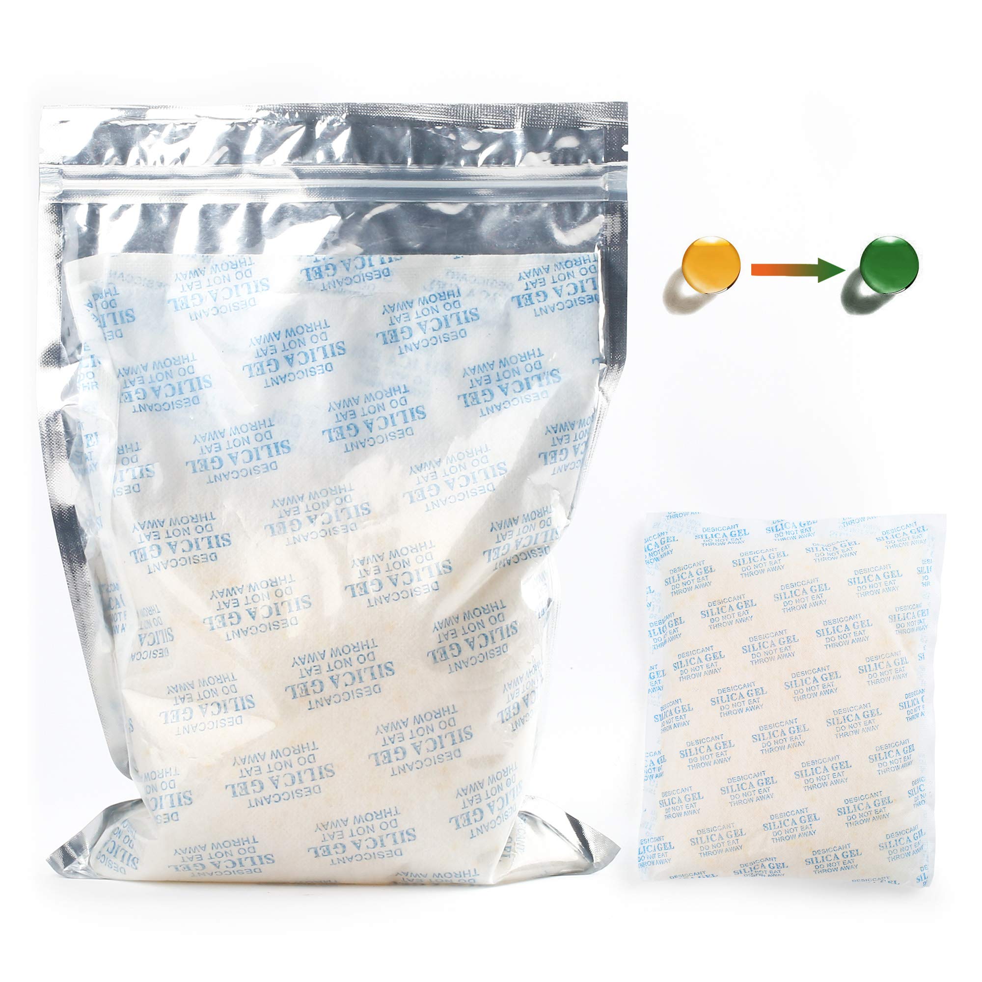 Buy LotFancy 750 Gram Silica Gel Desiccant Packet with Indicating Beads
