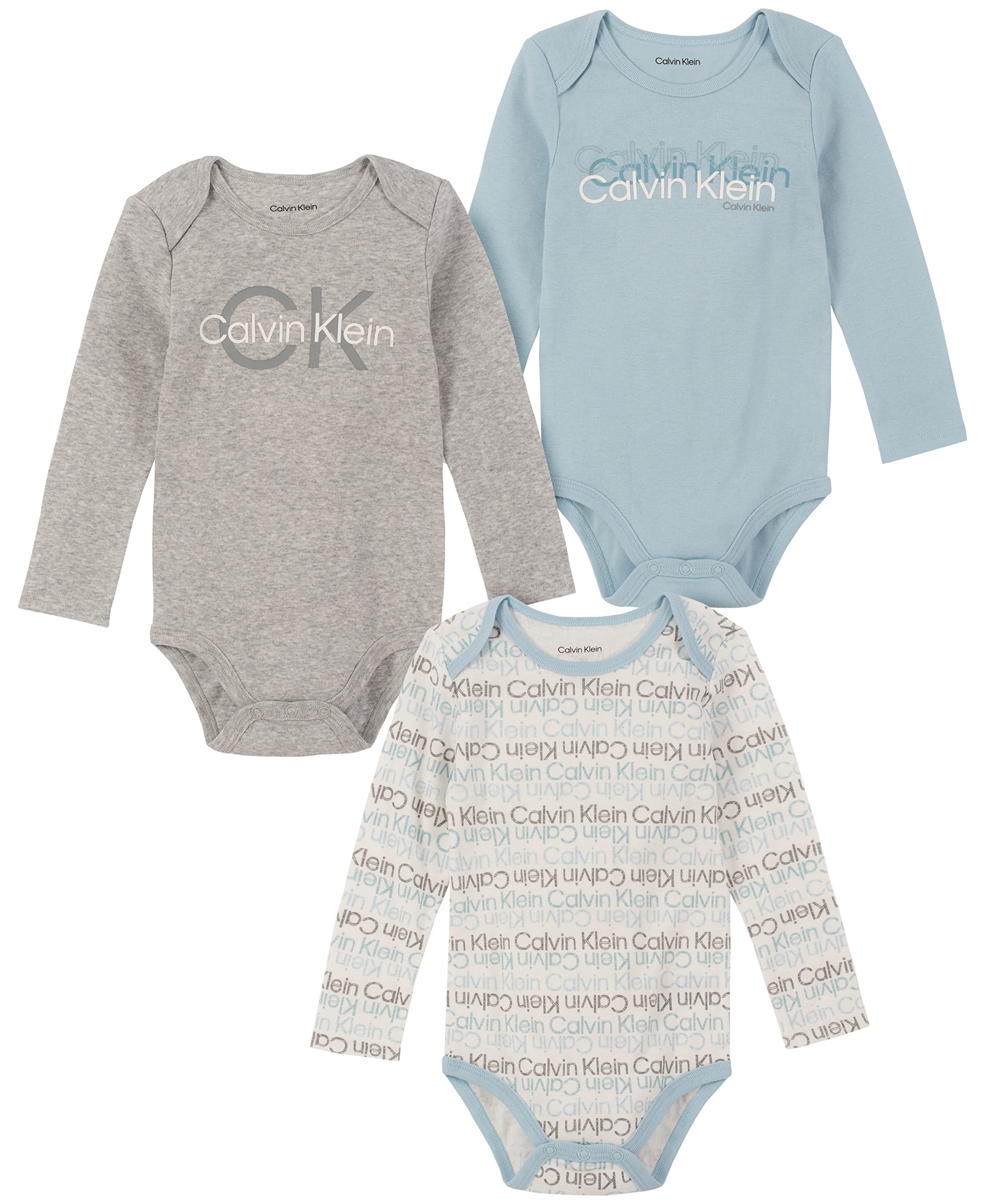 Calvin Klein baby-girls 3 Pieces Pack Bodysuit