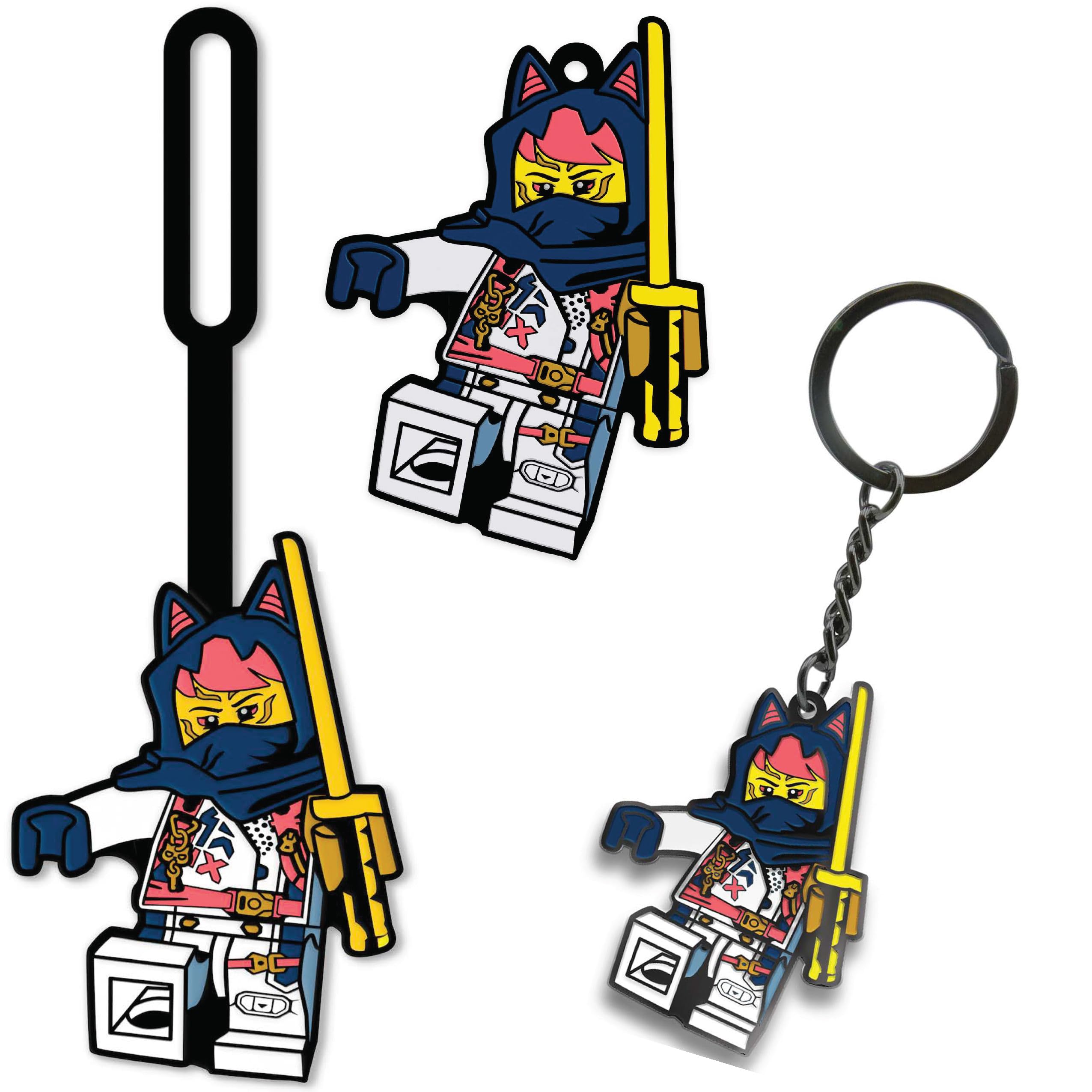 Amazon.com: Lego Ninjago Sora Bundle - Bag Tag and Enamel Keychain