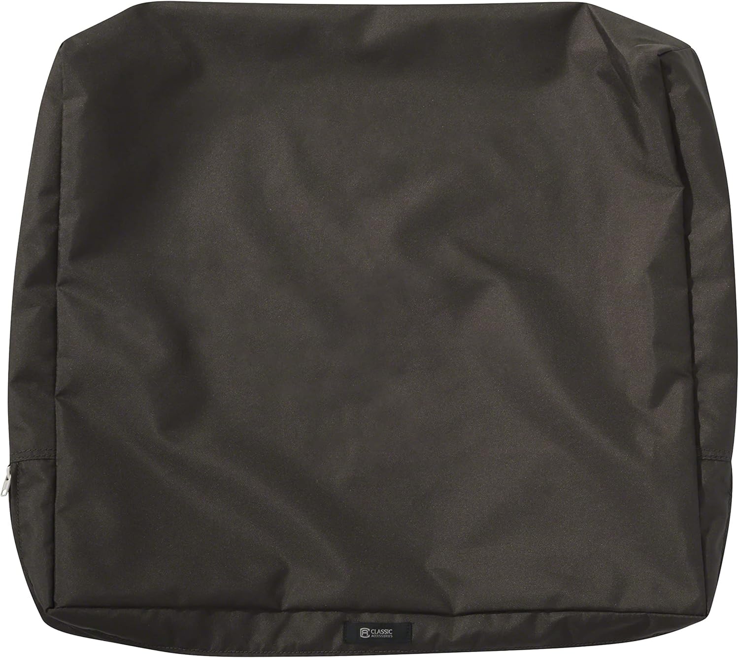 Classic Accessories Ravenna Patio Back Cushion Slip Cover, Espresso, 25" x 20" x 4