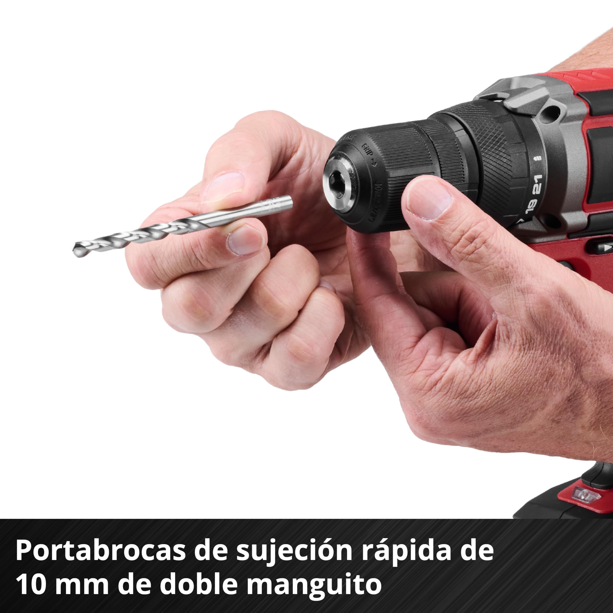 Einhell Taladro atornillador a batería TC-CD 18/38 Li-Solo