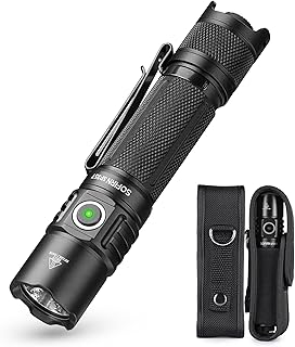 Sofirn SP35T lampe et torche tactique, 3800 lumens, double interrupteur, 8 modes, LED rechargeable IPX8, USB-C