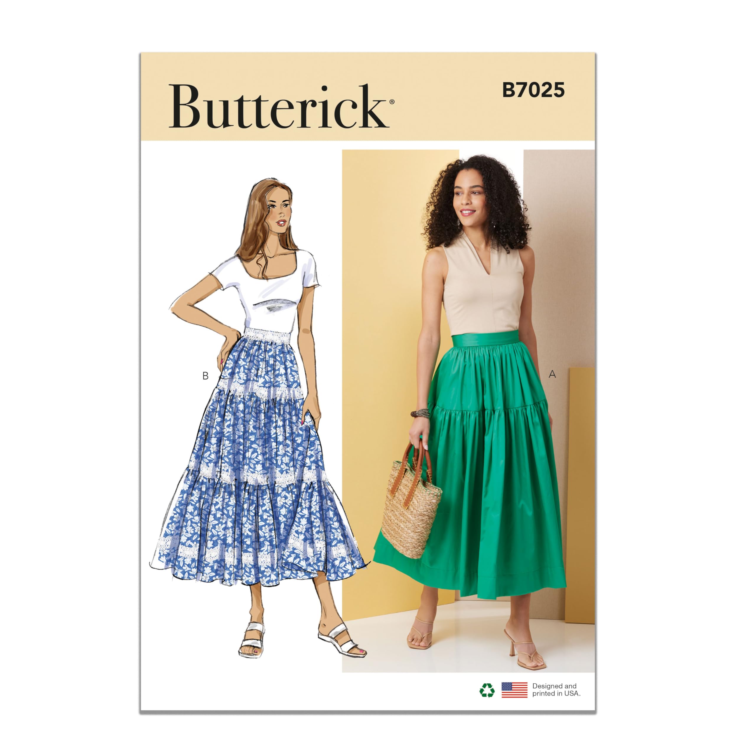 Minerva Sewing Pattern 7025 Butterick Butterick-7025-D5