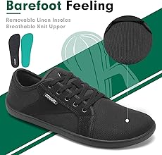 Unisex Knit Barefoot Zapatillas Minimalistas, Luck Ⅰ, Talla 36-483
