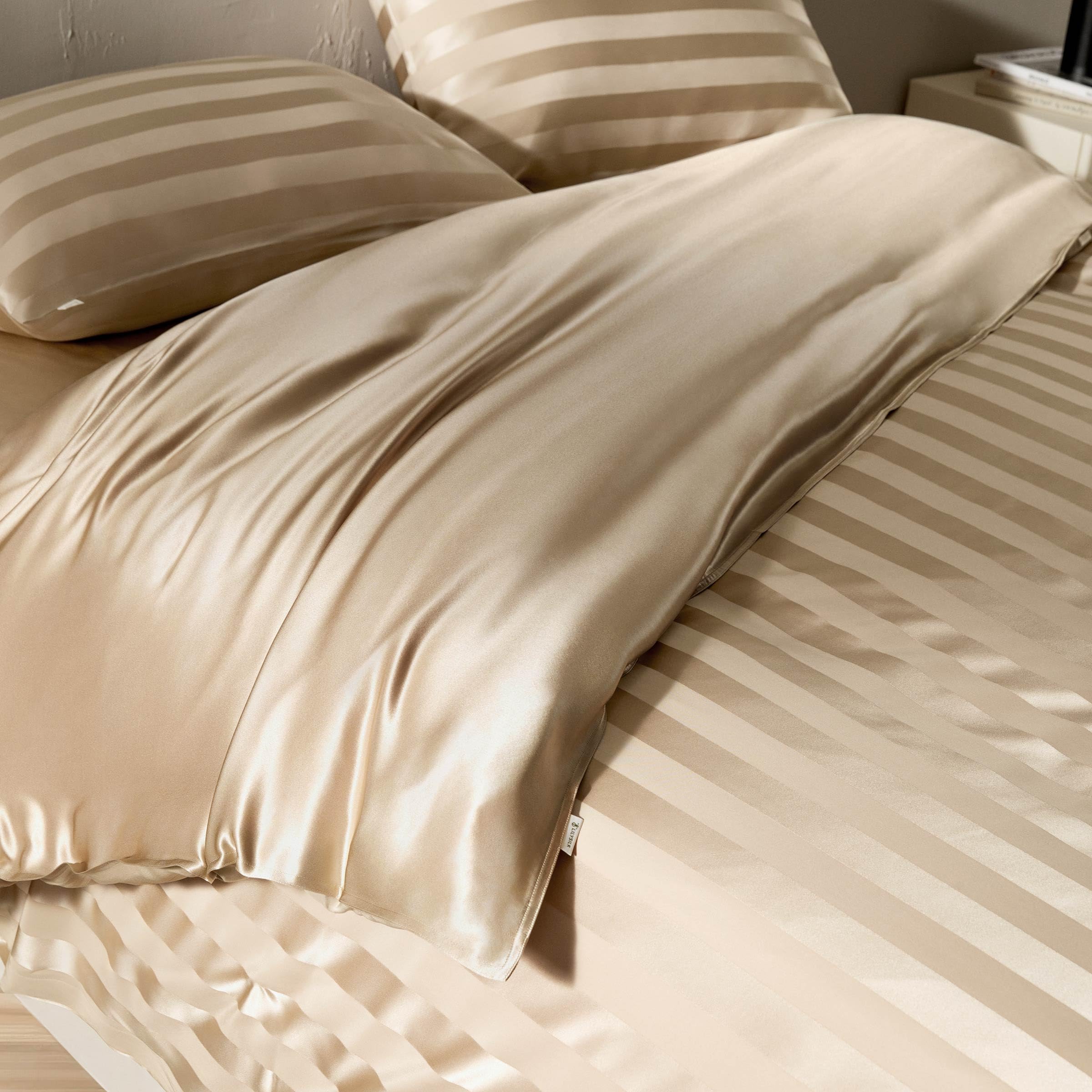 LILYSILK 掛け布団カバー ダブル シルク寝具 19匁 天然シルク LILYSILK 掛け布団カバー ダブル シルク寝具 19匁 天然シルク