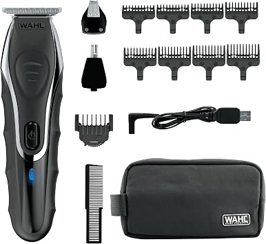 Wahl Aqua Blade Wet/Dry Rechargeable Lithium-Ion Beard Trimmer for Men | Close Cutting Beard, Hair, Mustache, And Body Groomer, Use Wet Or DryUse In The Shower For Easy Cleanup Model 9899-100
