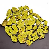 Vista 8 de Natural Yaxaite Raw Slice Gemstone- Healing Crystals for DIY Jewelry Making -Loose Natural Cabochon -Perfect for Crafting Unique Jewelry Designs