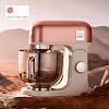 Kenwood kMix Editions KMX760API Kitchen Machine, 5 l Stainless Steel Bowl, Safe-Use Safety System, Metal Casing, 1000 Watts, incl. 3-Piece Patisserie Set and Splash Guard, Apricot Pink