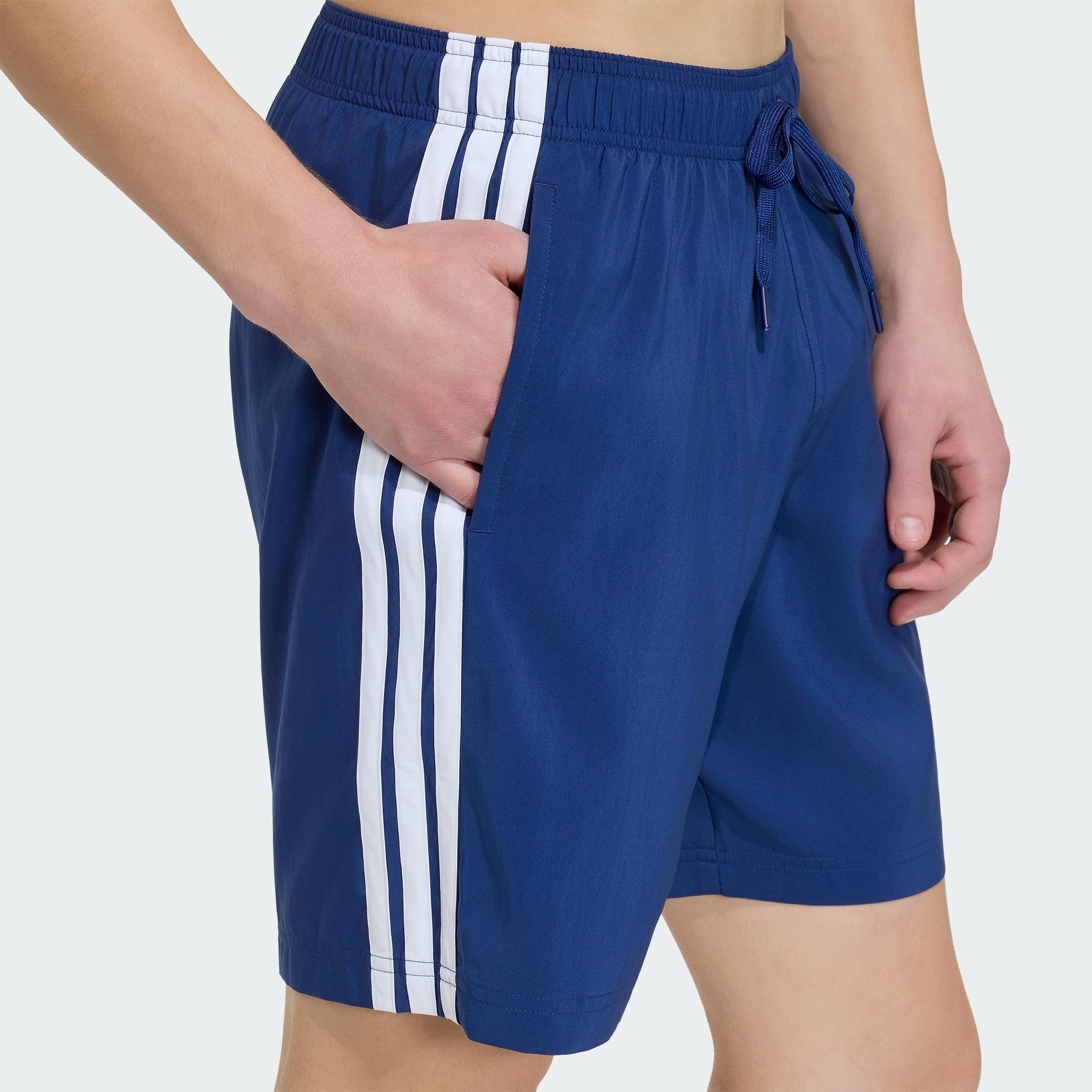 adidas Men Short da Nuoto 3 Stripes 8 inch