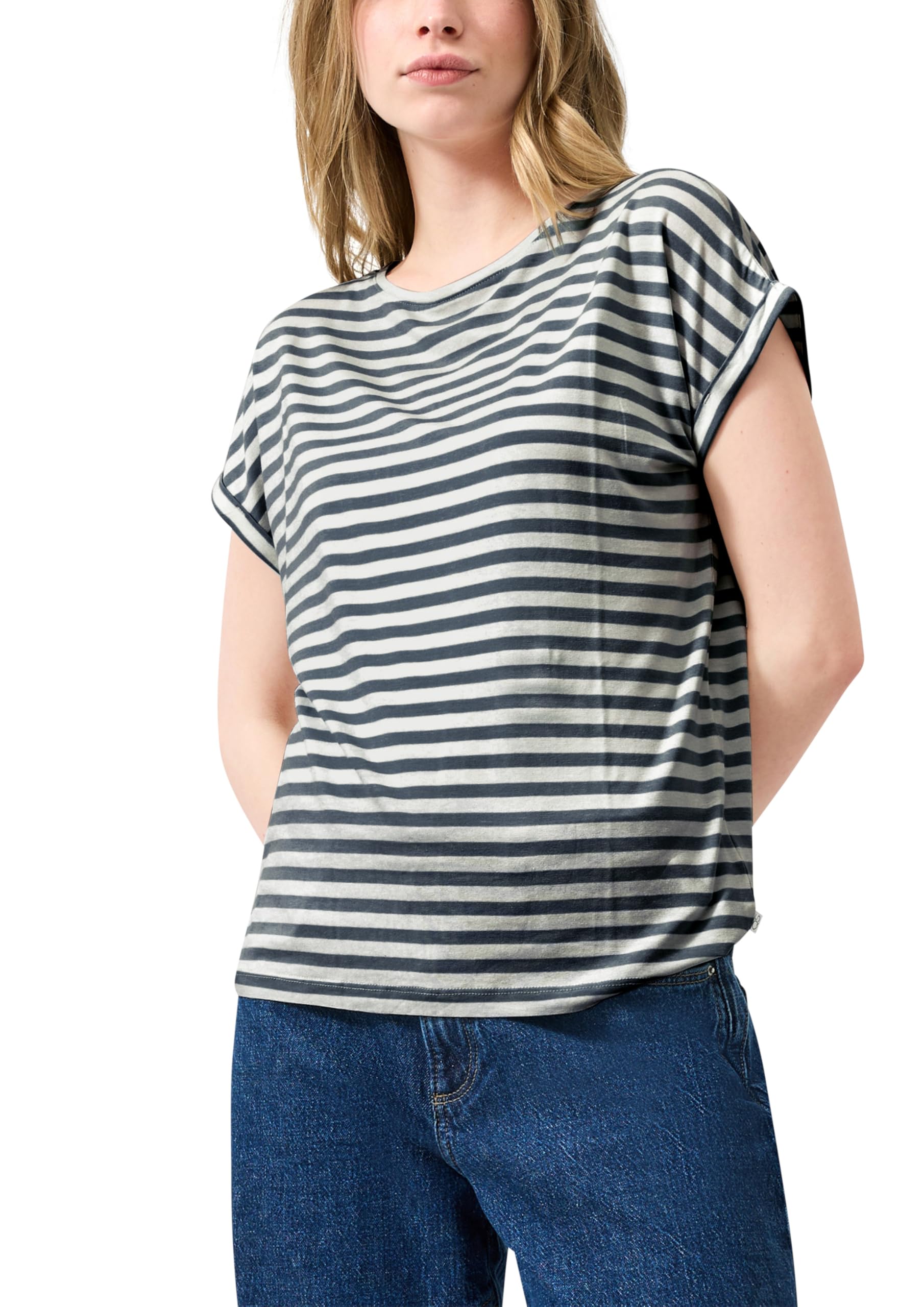 QS T-Shirt aus Lyocellmix