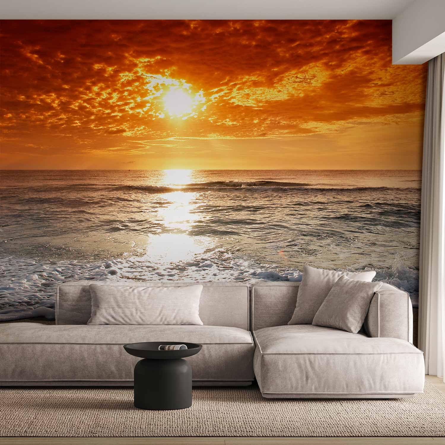 murando - Carta da Parati Moderna per Cameretta, Mare, 350x270 cm
