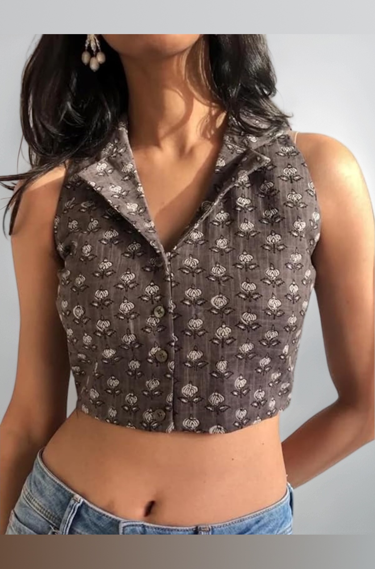 Sleeveless Tops for Women | Casual Tops for Women | Crop Tops for Women | Korean Tops for Women |