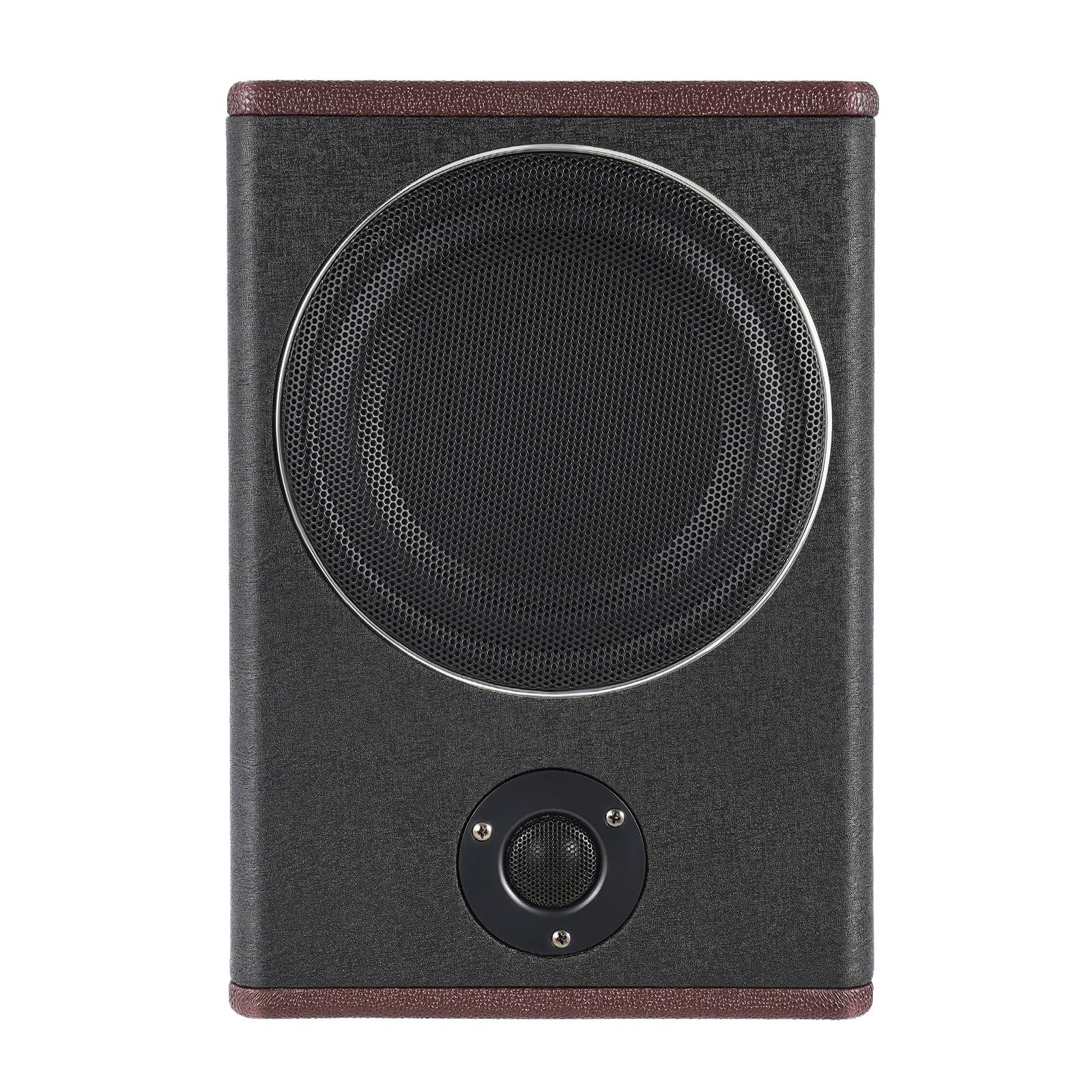 Caisson de basses de 20,3 cm pour voiture, caisson de basses 600 W pour installation sous le siège, entrée haut et bas, kit de haut-parleurs de voiture, convient pour voitures, SUV et