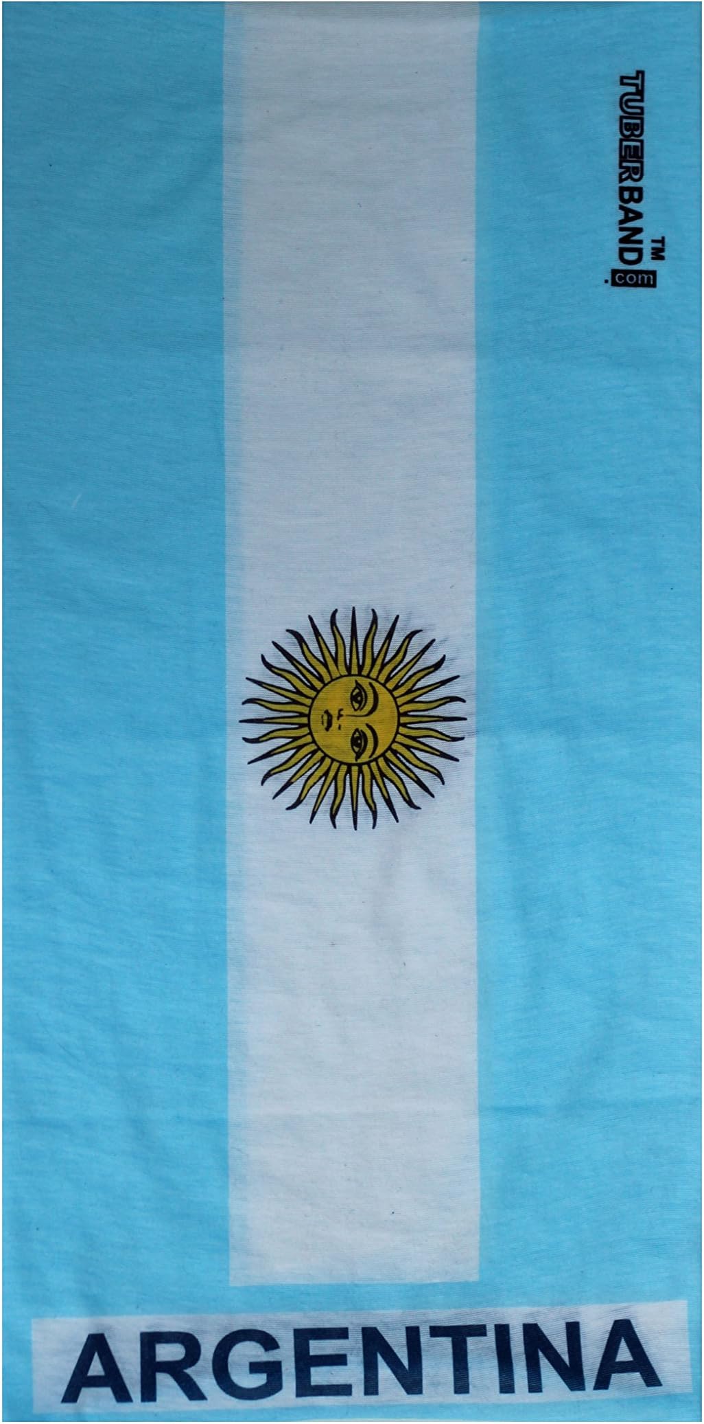 Seamless Multifunctional Unisex World Cup of Soccer ARGENTINA Country Flag Bandana, Unique Design Microfiber. Outdoor Sport Head Band. .UV Protection, Strong, Durable, Soft, Breathable, Absorbent,