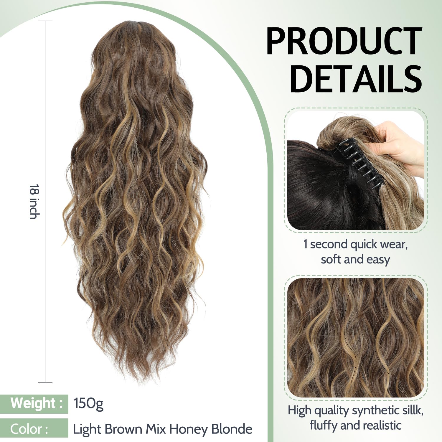 FINE PLUS Ponytail Extension - Image 3