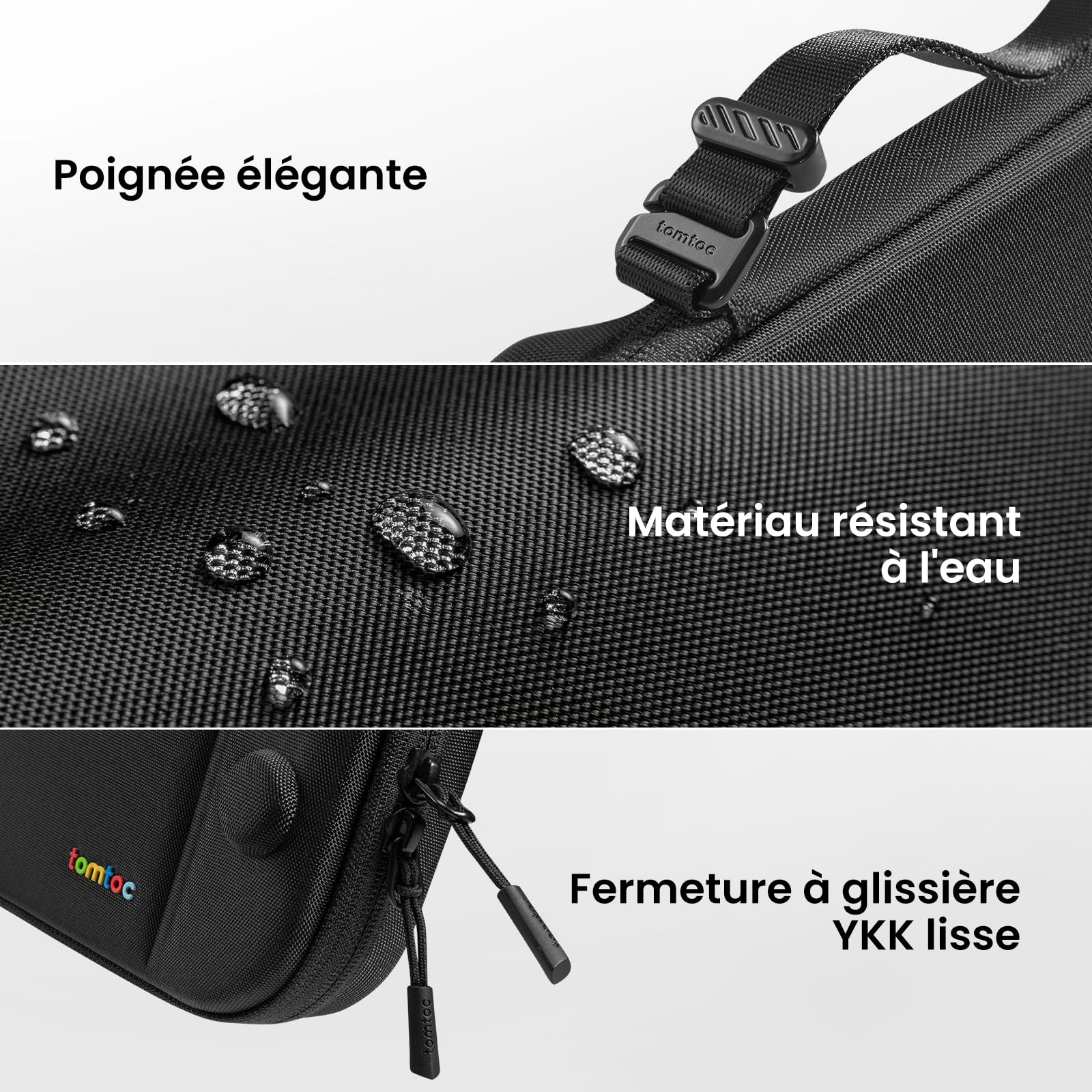 tomtoc Étui pour Nintendo Switch 2 (2025), Housse Rigide Case avec 12 Cartouches de Jeux, Slim Pochette Transport Boîtier Voyage pour Console avec Brevet Original et Protection de qualité Militaire
