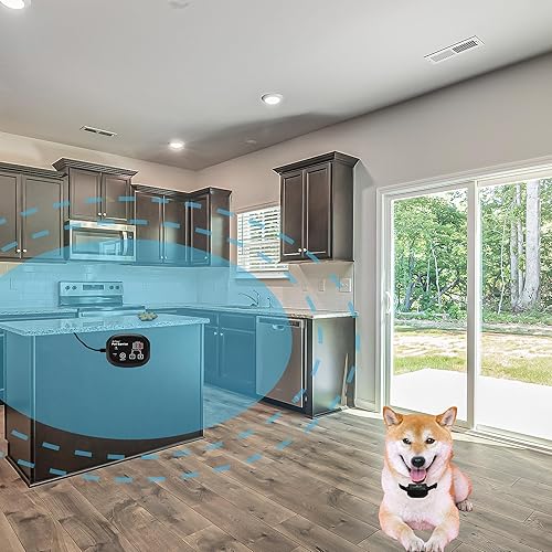 Miniatura 3 de DrTiger Valla eléctrica para perros  Valla subterránea para perros con receptores impermeables y recargables collar de entrenamiento de corrección