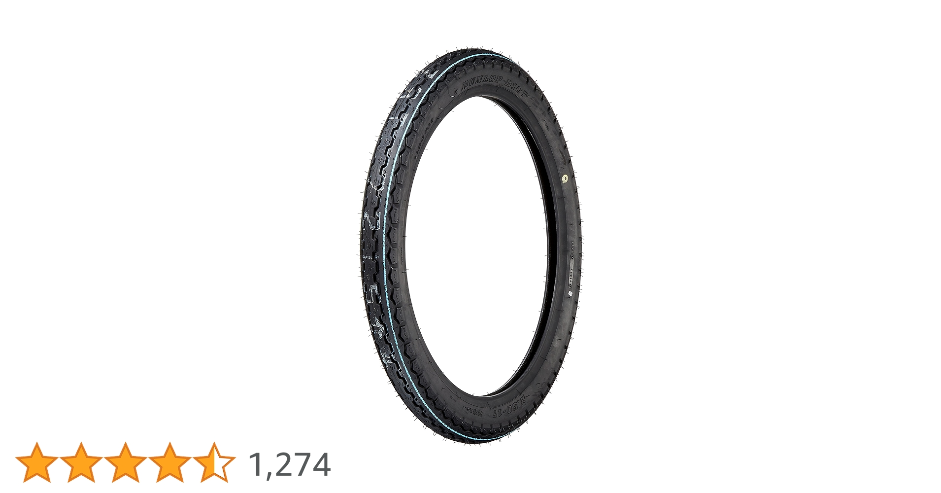 nake様　ご購入用 DUNLOP D107 2.50-17 38L （4PR） WT 242417 バイク用オンロード