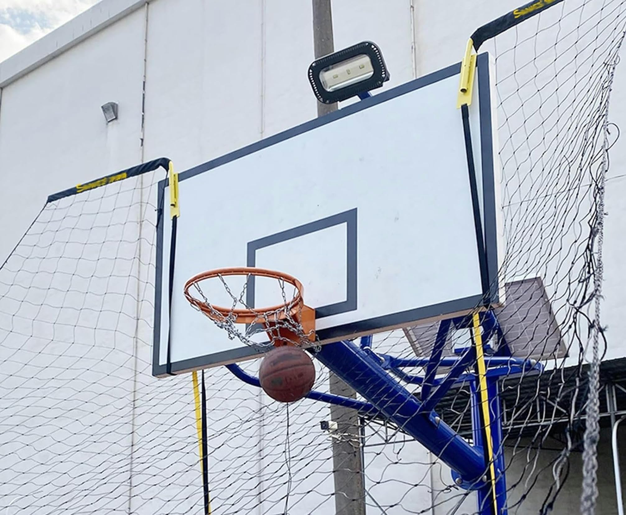 Filet de basket de rebond traditionnel pour éviter la récupération manuelle des tirs
