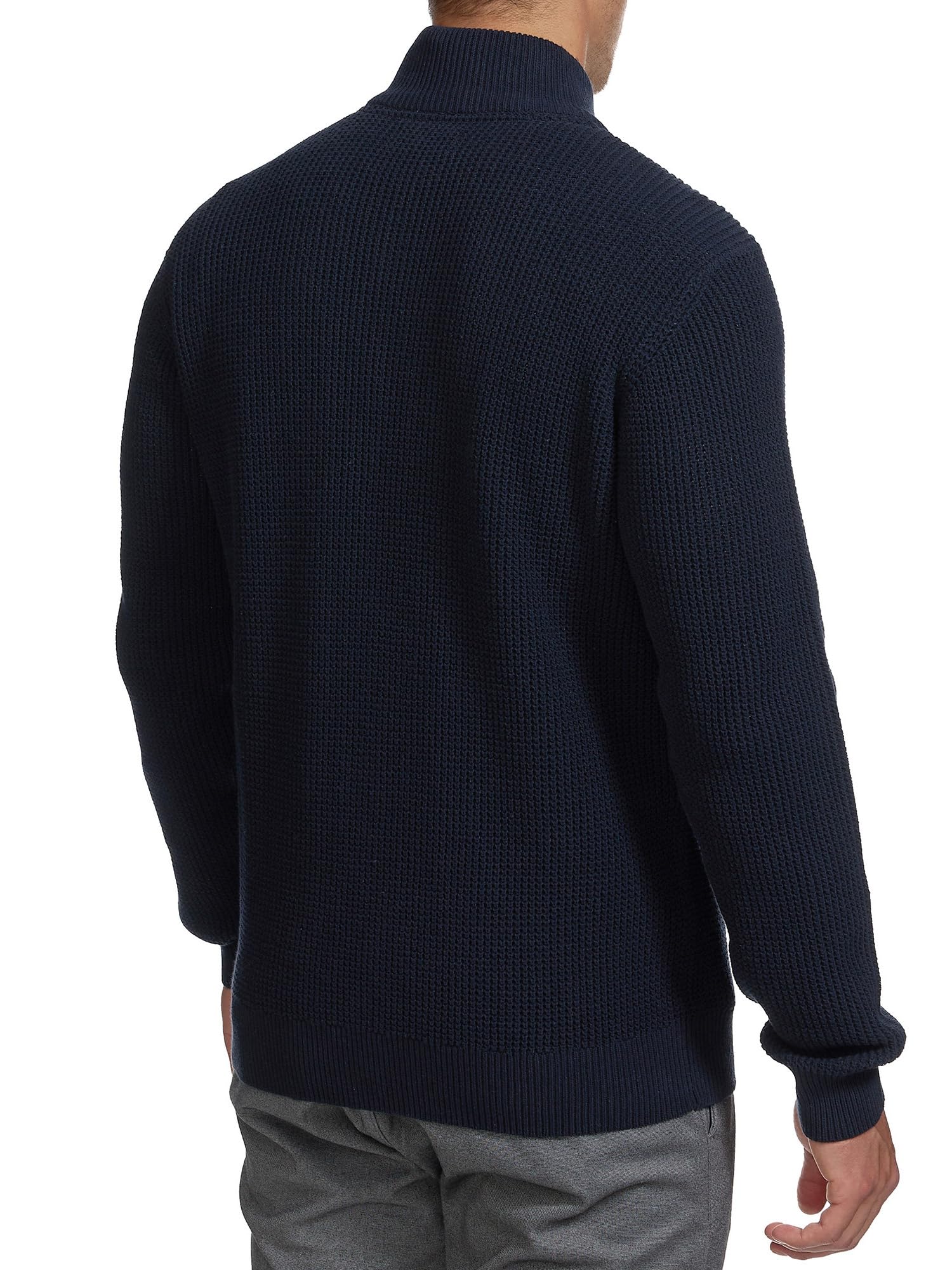 Indicode Hombres INLayton Cárdigan con Cuello Alto