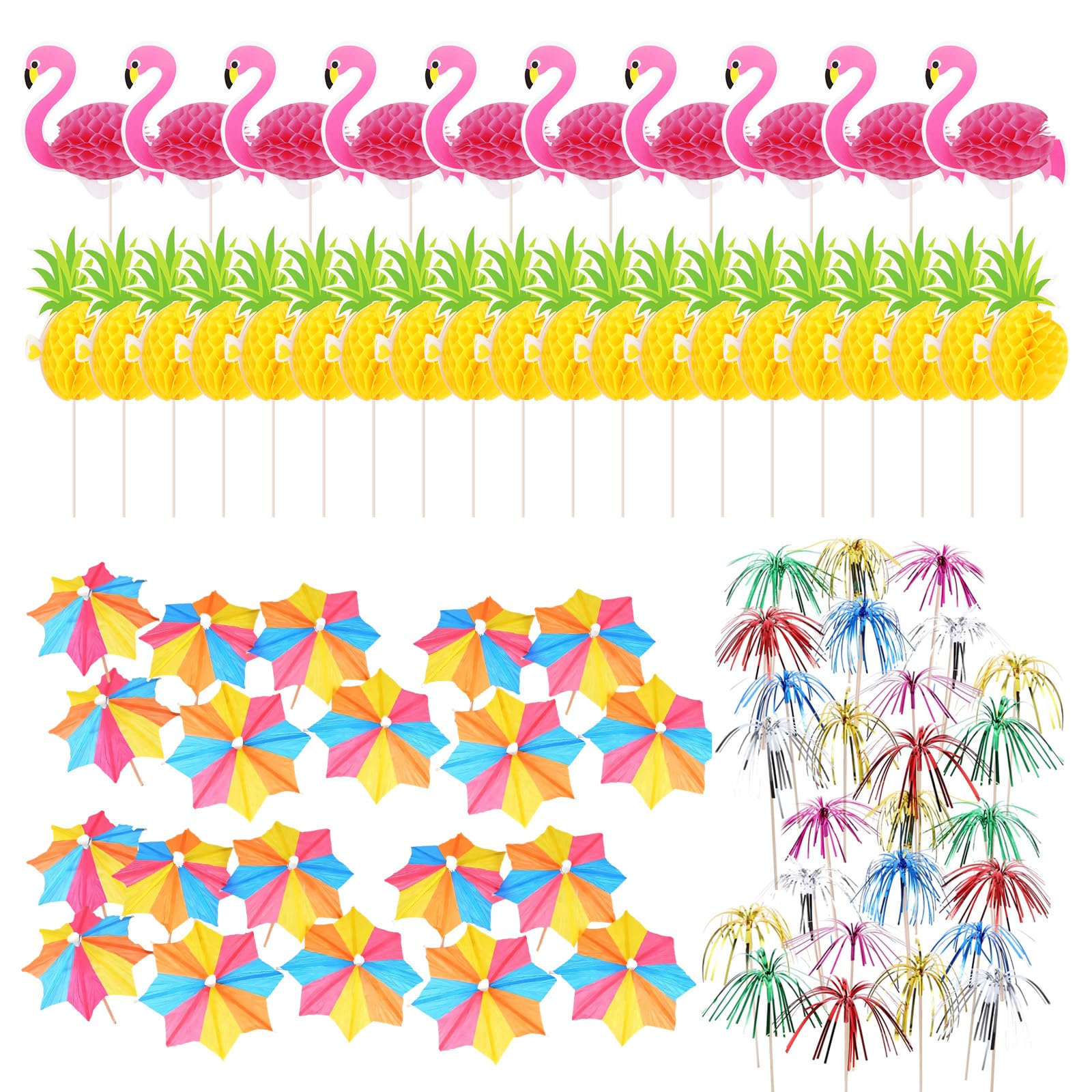 YHTCC 80 Pieces of Cocktail Accessories for Drinks, Cocktail Decorations