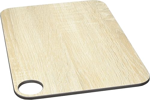 Miniatura 4 de ARCOS Tabla de cortar con colgador y estilo madera. Superficie lisa para cortar alimentos en fibra de celulosa y resina. Utensilios profesionales