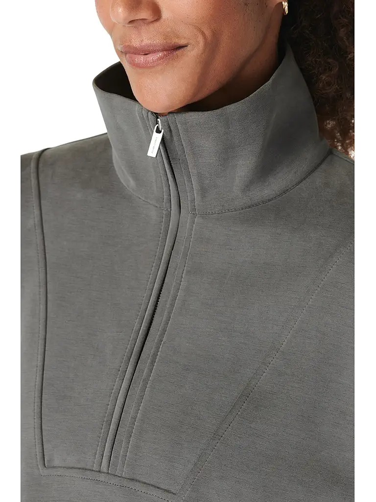 Sweaty Betty Sand Wash Funnel Neck Half Zip