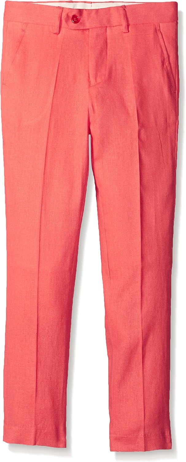 Isaac Mizrahi Boys' Solid Linen Pants