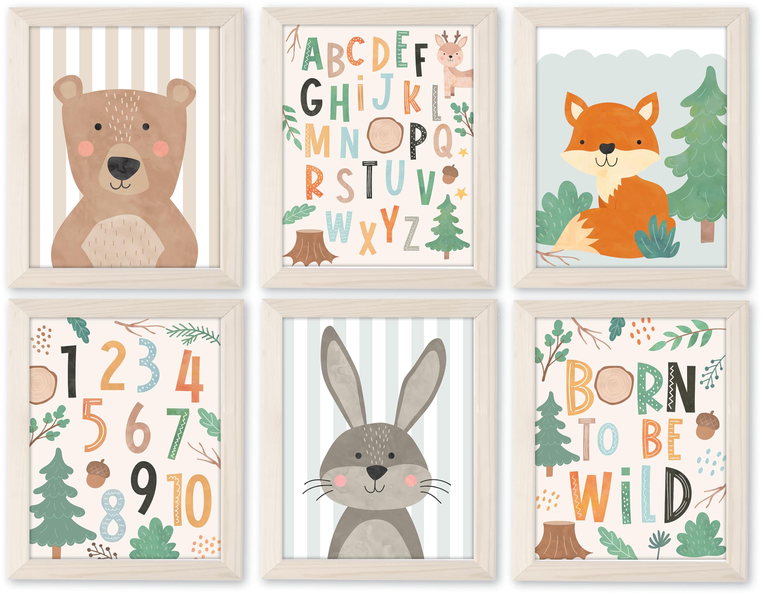 Amazon.com: Hadley Designs 6 Adventure Nursery Wall Decor