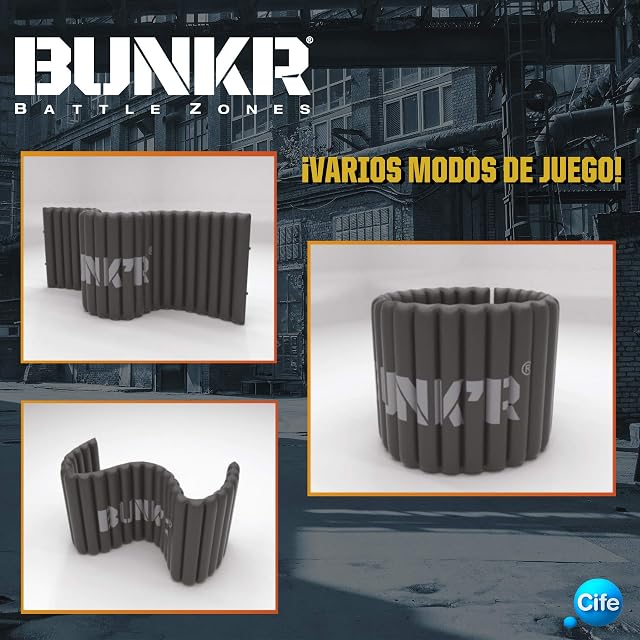 Foto 3 de 3 de Bunkr- Battle Zone Mega Wall, Multicolor (Cife Spain 41644)