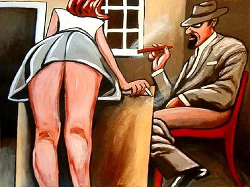 CIGAR ART PRINT POSTER WALL ART by FRO-ART Cohiba Partagas smoking sexy legs nude sexy humidor cutter