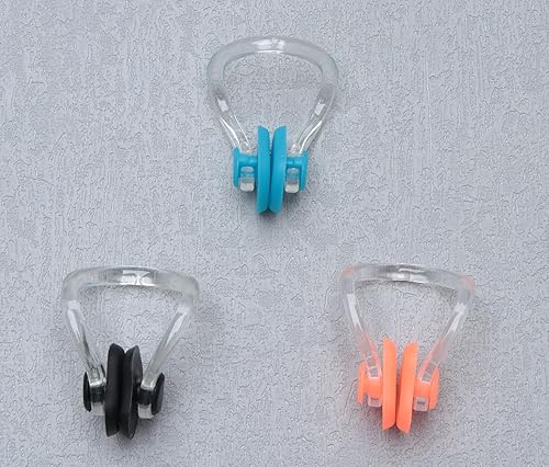 Miniatura 5 de 3 pares de pinzas para la nariz y tapones para los oídos, silicona suave de llevar, impermeables, reutilizables, para natación, entrenamiento, surf,