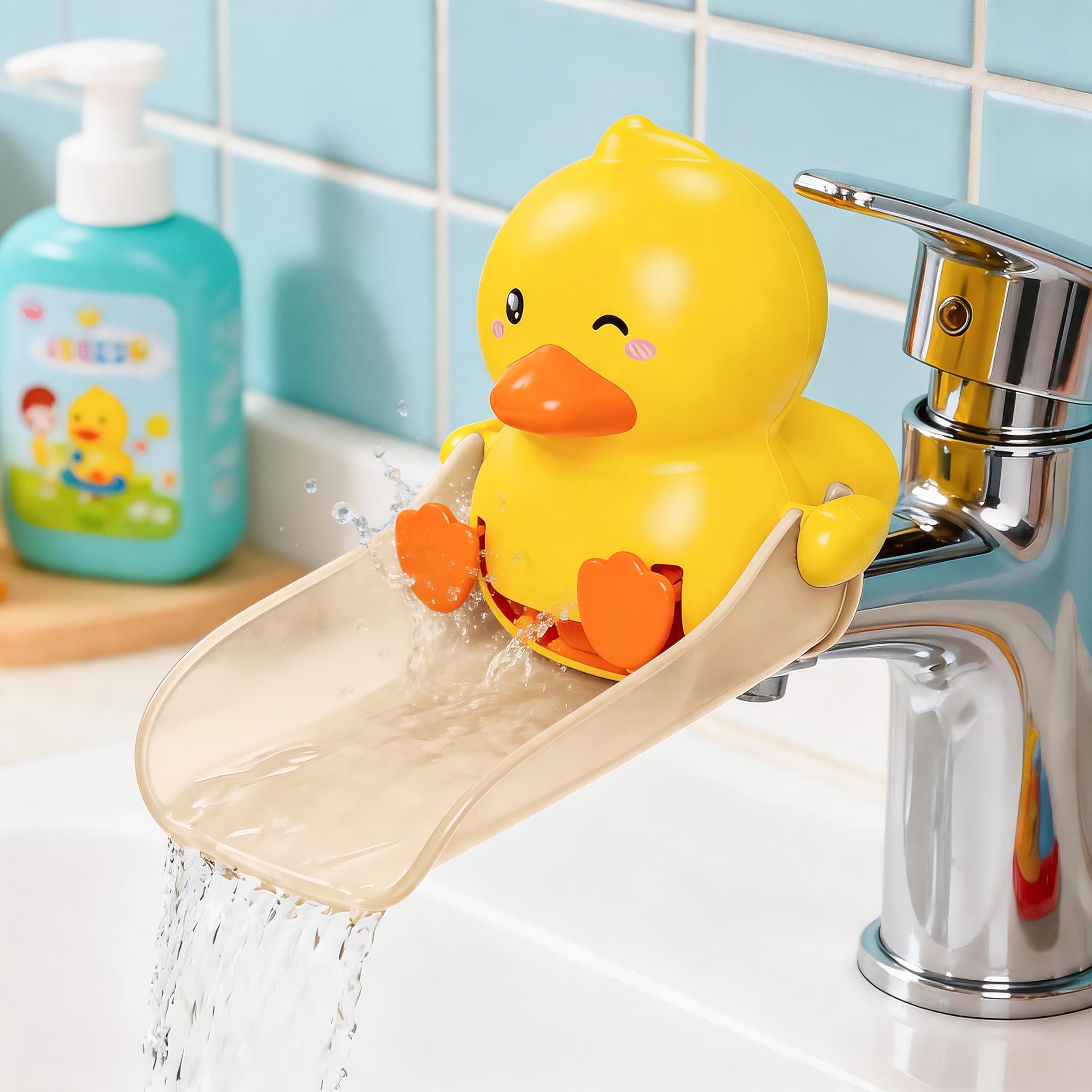 View 1 of [DAMAGED] SKYROKU Duck Faucet Extender for Toddlers