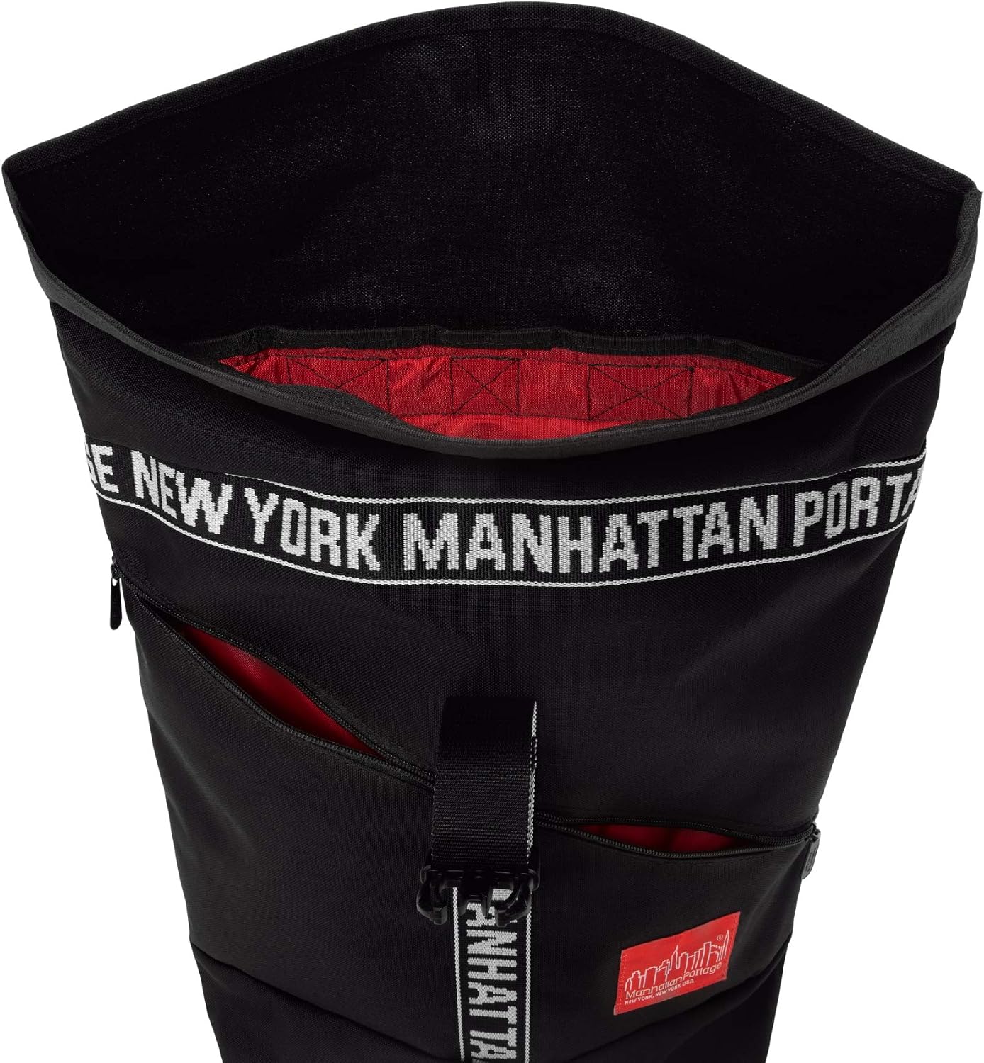Manhattan Portage EMBLEM ROLL-N BACKPACK, BLACK