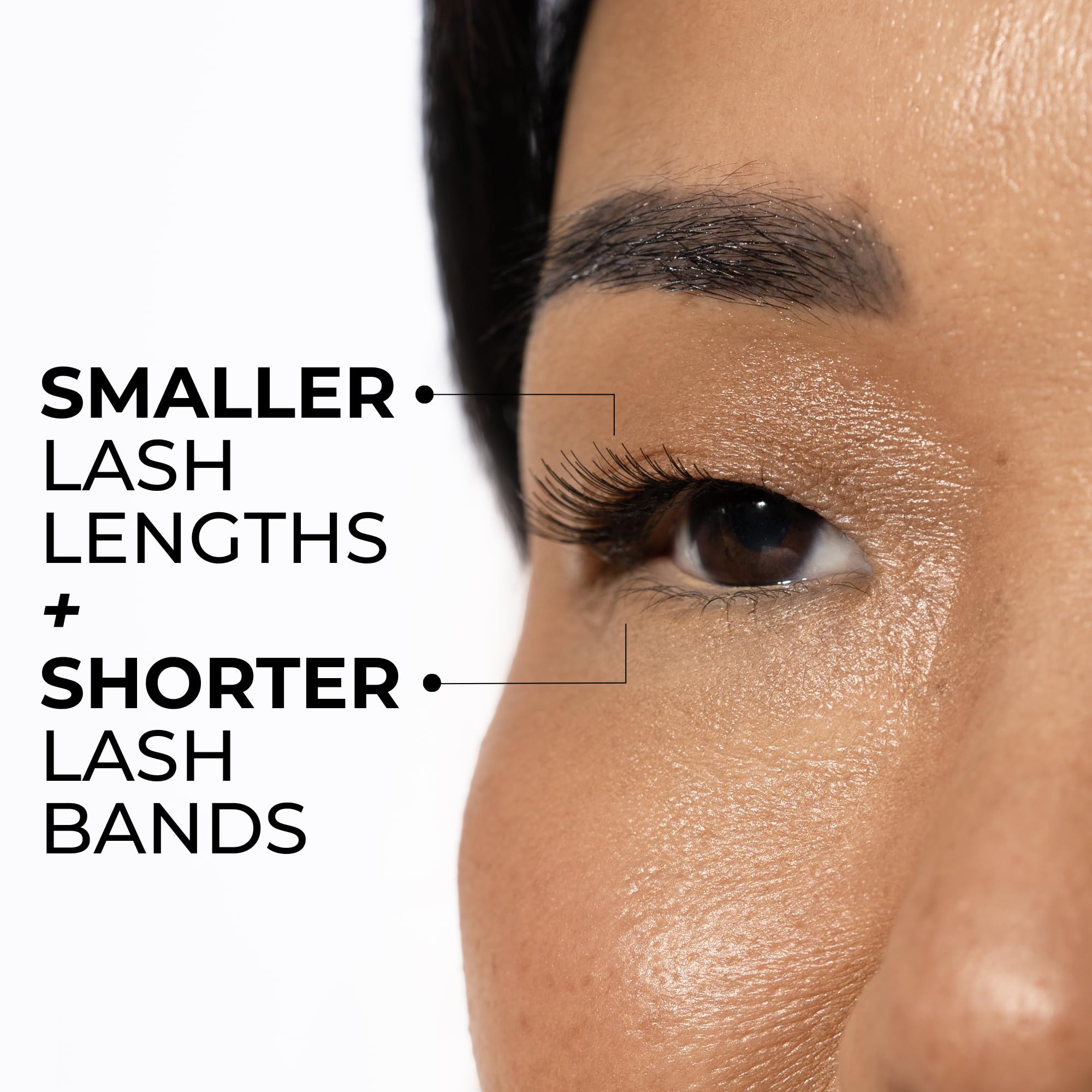 Best Lashes for Monolids - Sehr kleine Größe, natürliche Augenlider Lifting Strip Falsche Wimpern - Aus Echthaar - Sicher für Empfindliche Augen - Hannah Cho Beauty