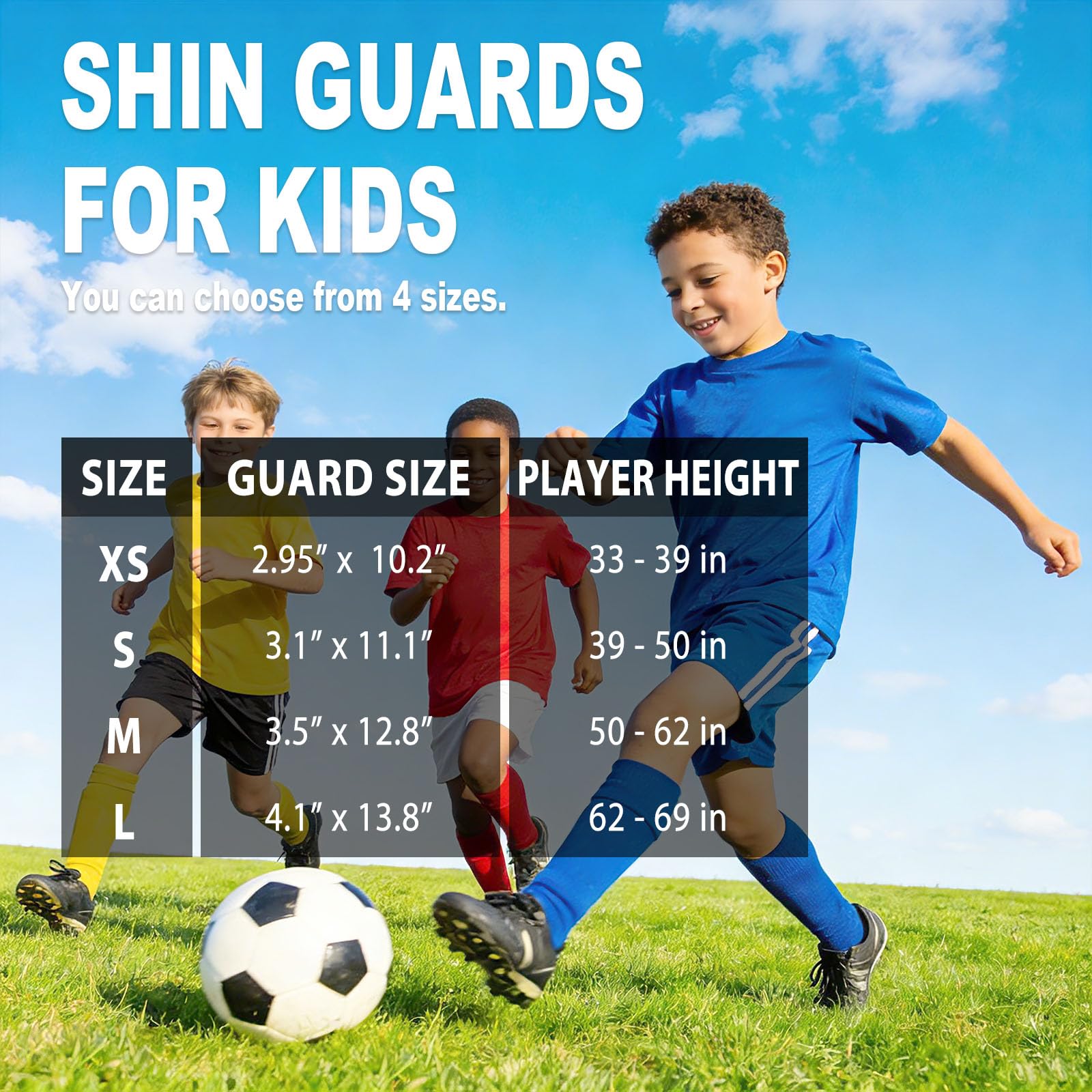 newox Parastinchi da calcio per bambini e ragazzi, parastinchi per ragazzi, parastinchi da calcio per bambini dai 3 ai 15 anni, viola, M
