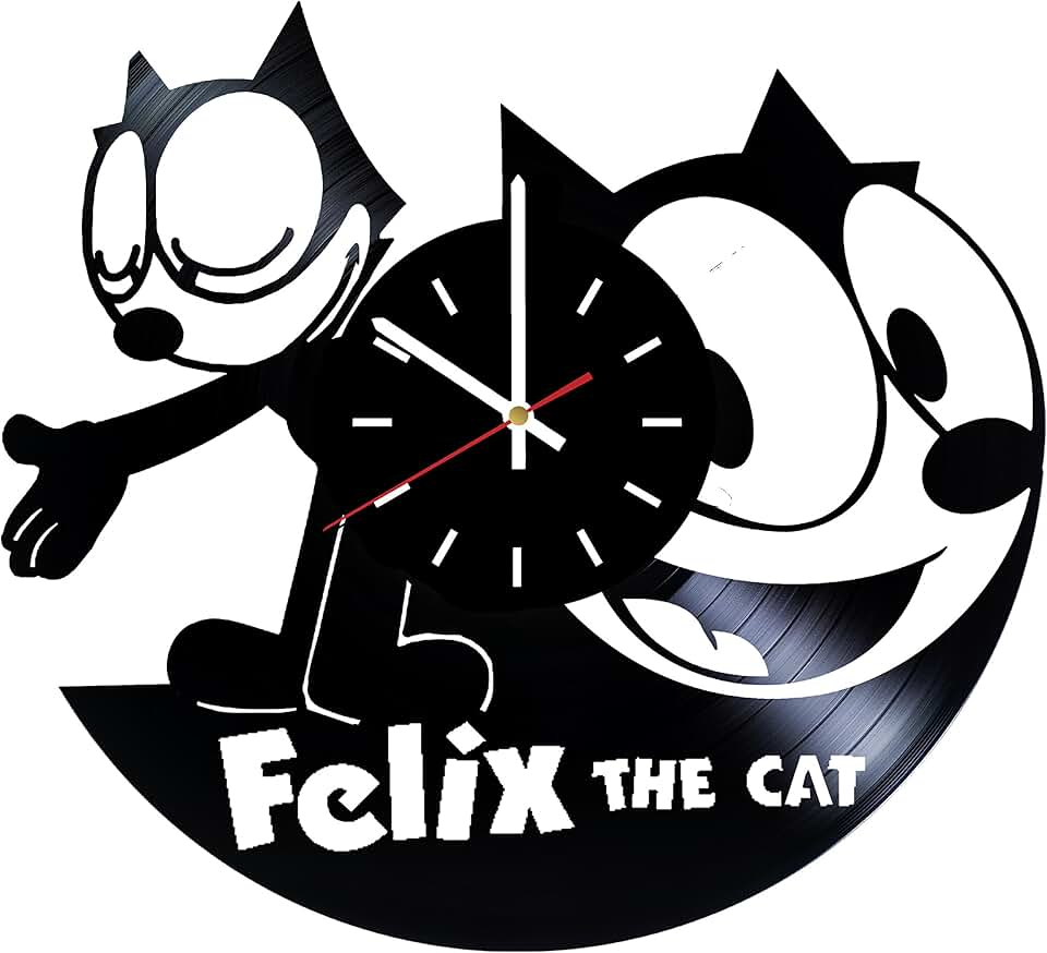 felix the cat clock vintage