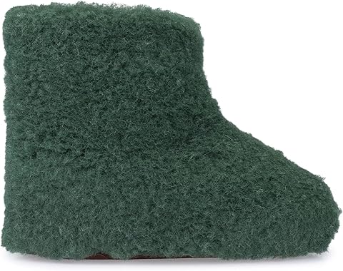 Pantuflas de Lana Merino - Pantuflas para Mujer y Hombre - Suela de Cuero Antideslizante - Pantuflas cálidas de Lana Natural para Invierno y otoño