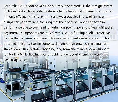 Miniatura 7 de Adaptador Starlink Mini de 12 V, convertidor de 12 V24 V a 30 V 3.5 A con cable de alimentación de CC, cable adaptador de alimentación de entrada de