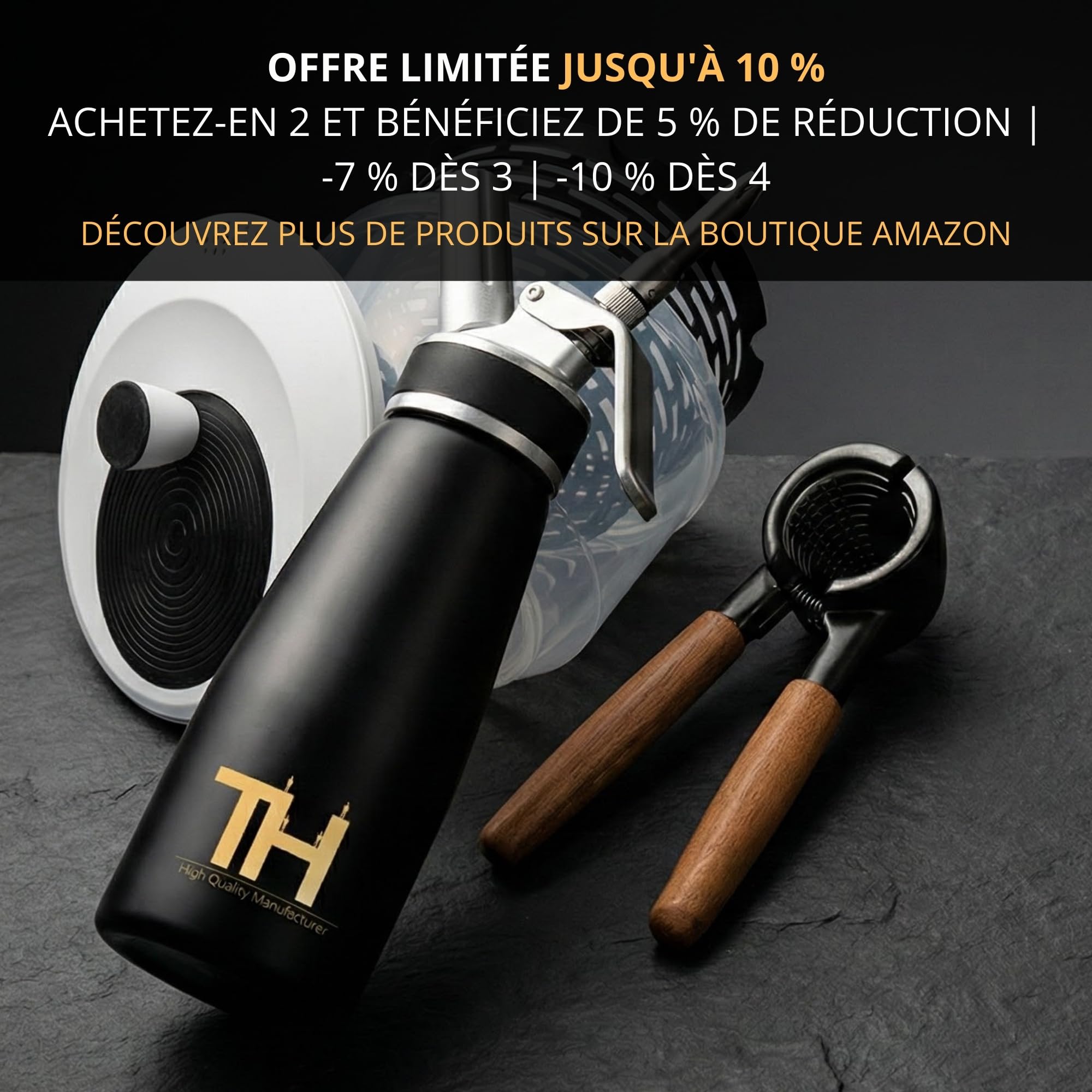 Dénoyauteur de cerises Thiru Premium - grande capacité de dénoyautage - pour cerises fraîches, en conserve, surgelées - avec protection anti-éclaboussures - Made in Germany