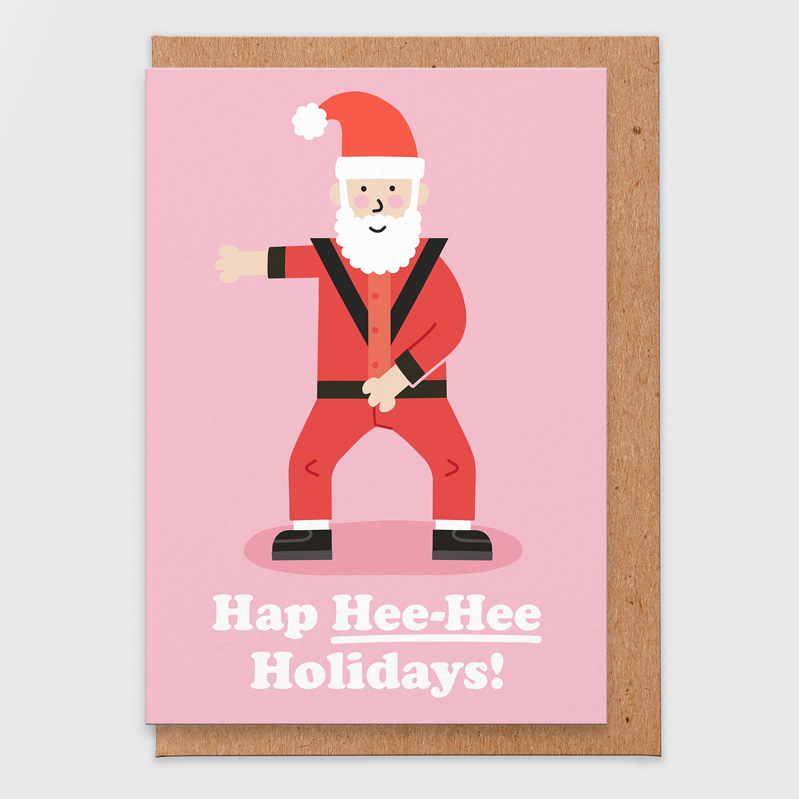 STUDIO BOKETTO Michael Jackson Christmas Card, Christmas Card Husband, Music Christmas Card, Funny Christmas Card, Michael Jackson Gifts, Hap Hee-Hee Christmas Funny, white