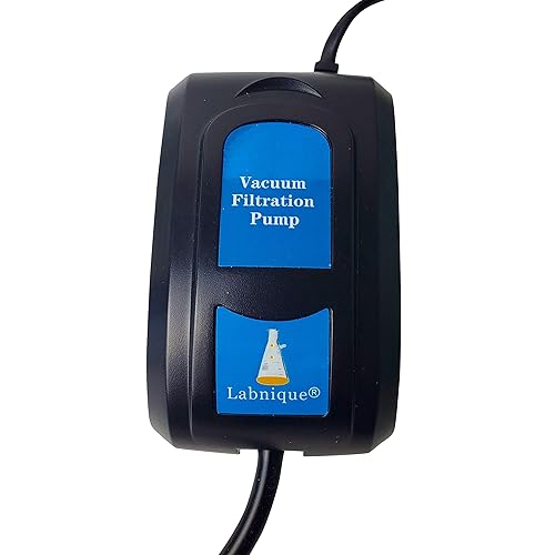 Miniatura 4 de Labnique Aparato de destilación de filtración al vacío de vidrio con bomba de vacío compacta, 16.9 fl oz