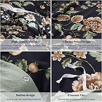 Vista 33 de PHF - Juego de funda de edredón de terciopelo auténtico tamaño individual, juego de funda de edredón ultra suave y transpirable de 2 piezas